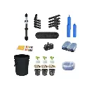 Grow Pot RDWC 20L Kit Sistema Hidropónico 3+1 con Bombas de Aire, Macetas Caladas y Depósito de Agua