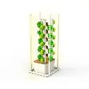 Kit Hidropónico N19 Sistema Torre para 30 Plantas, Jardín Completo con Nutrientes, Semillas y Accesorios