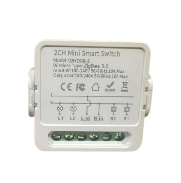 Zigbee Interruptor Smart Switch (2G 10A) (copy)